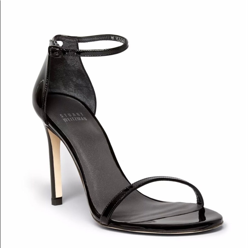 Stuart Weitzman Black Nudistsong Sandals Size 39